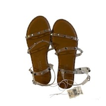 Falls Creek Womens Sandals Size 8 Clear Straps with Silver Studs Brand New - £15.45 GBP