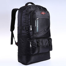 Waterproof 60L men&#39;s nylon backpack travel pack sports bag pack Outdoor ... - $66.86