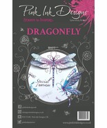 Dragonflies Stamp.  Pink Ink Design - $17.95
