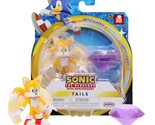 Sonic the Hedgehog 30th Anniversary Tails 2.5&quot; Figure with Gemstone New ... - £9.42 GBP