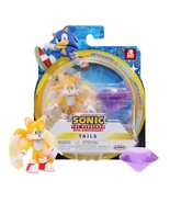 Sonic the Hedgehog 30th Anniversary Tails 2.5&quot; Figure with Gemstone New ... - £9.34 GBP