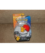 New Authentic TOMY Pokemon Pikachu + Repeat Ball Figure Set Free Shippin... - £12.45 GBP