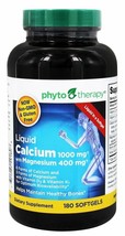 Phyto Therapy, Liquid Calcium 1000Mg, 180 Count - £25.93 GBP