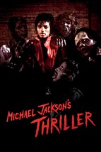 1982 Michael Jackson Thriller Poster 11X17 King Of Pop Vincent Price  - £9.27 GBP