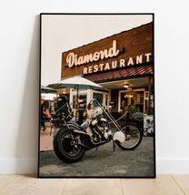 Harley Motorcycle Vintage Wall Art Home &amp; Decor Gloss Poster Print Motor... - $12.99+