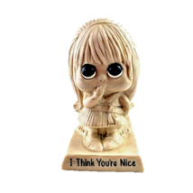 Russ Berrie and Wallace Berrie 1970 I Think You&#39;re Nice Statue - £9.60 GBP