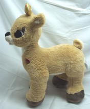 Build A Bear Rudolph Soft Clarice Reindeer W/ Light Up Heart 15&quot; Plush Toy - £23.36 GBP