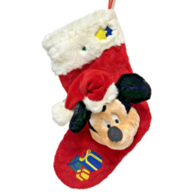 Vintage 1999 Disney A Christmas To Remember 3D Mickey Mouse Stocking 16&quot; - $36.21