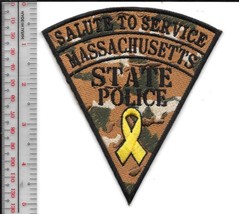 Massachusetts State Police Salute to Service Veterans Yellow Ribbons Cam... - £8.64 GBP