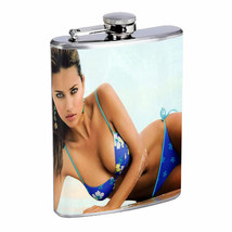 Argentina Pin Up Girls D14 Flask 8oz Stainless Steel Hip Drinking Whiskey - £11.42 GBP