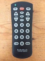 Vtg OEM Genuine Radio Shack 2-In-1 Cable TV Big Button Remote Control 15-1989 - £7.94 GBP