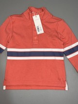 18-24M NEW Janie and Jack Collared Quarter Button Henley Striped  Polo - $23.99