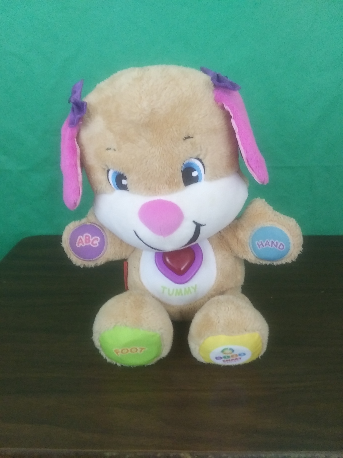 Fisher-Price Laugh and Learn Smart Stages Talking Puppy Pink Girl Medium - £6.29 GBP