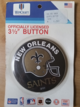 90s New Orleans Saints 3 1/2 in Button Wincraft - $9.99