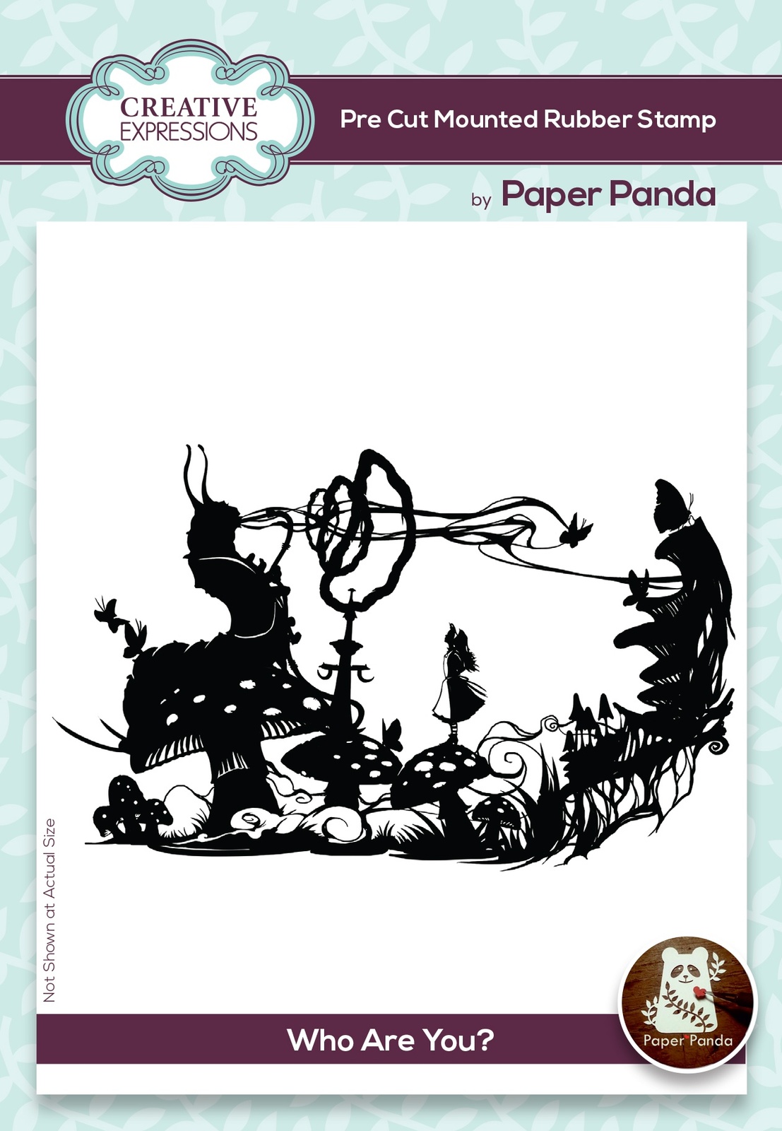 Creative Expressions Pre Cut Rubber Stamp By Paper Panda Who Are You? - $13.22