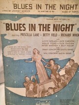 &quot;Blues in the Night,&quot; Sheet Music, 1951 - $29.70