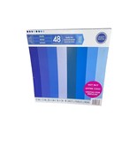 Craft Smith Blues Paper Pad  12&quot; x 12&quot; 41 Sheets Double Sided Acid Free ... - £10.22 GBP