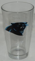 NFL Boelter Brands LLC 16 Ounce Carolina Panthers Pint Glass White Coasters image 2