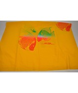 ARUBA t&#39;s Screenprint TROPICAL Fish Fabric Scuba Diver Yellow 72x42 Crafts - £7.78 GBP