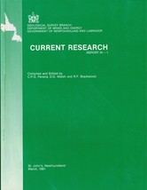 Newfoundland Geological Survey Current Research Report 91-1 by D. G. Walsh - £42.14 GBP