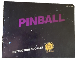 1985 Pinball Instruction Booklet Manual Only Nintendo NES - £7.01 GBP