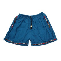 Kids Shorts Boys L Blue Elastic Waist Drawstring Bermuda Casual Bottoms - $19.68