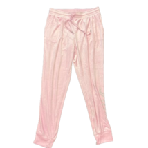 Juicy Couture Womens Pink Big Bling Rhinestone Drawstring Velour Joggers US Sz S - £22.64 GBP