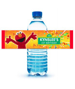Sesame Street Elmo birthday water bottle label - Digital Printable - $5.45 CAD
