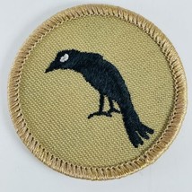 BSA Boy Scout Patrol 2 inch Round Patch Black Raven Crow Bird Pow - $4.89