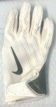  Nike Superbad Football Gloves Black and White sticky grip PGF489  SIZE L - $44.54