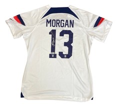 Alex Morgan Signed 2023 Nike USA Women&#39;s Home Soccer Jersey BAS - £193.38 GBP