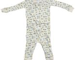 Baby Gap 6-12 100% Cotton Sleeper Pajamas Romper Easter Egg Chick White ... - $15.84