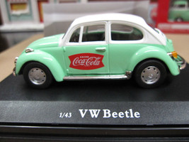 Coca-Cola 1966 Volkswagen Beetle Green  1:43 Scale #440031 - £19.18 GBP