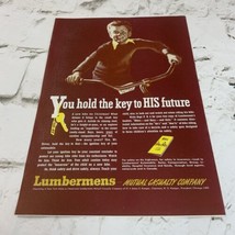 Vintage 1947 Advertising Art Print Ad Lumbermens Mutual Casualty Company - £7.39 GBP