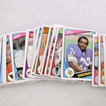 Lot Of 50 Vintage 1984 Topps Chewing Gum Nfl Sport Cards - 1984 Nfl Topps Cards - £63.86 GBP