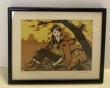 Lolita with Deer Lumberjack Lolitas by Amanda Kindregan Print Signed - $34.13