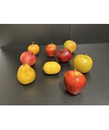 Artificial Fake Fruit Medley 9 Pieces Of Faux Fruit Very Lifelike Plasti... - $16.80