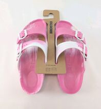 Birkenstock Women Arizona Essentials EVA Sandals Pink White EU 39 US 8-8... - $48.99