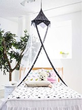 Princess Canopy for Girls Bed, Girl’s Room Baldachin White Mosquito Net ... - £15.56 GBP