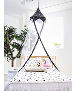 Princess Canopy for Girls Bed, Girl’s Room Baldachin White Mosquito Net ... - €17,19 EUR