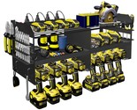 Power Tool Organizer With Charging Station,3 Layer Holders Heavy Duty Me... - $135.99