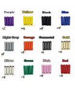 Removable Metal Shoe Laces Aglets Tips with screws Hoodie Laces Tips 4 P... - $137.01 MXN