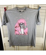 Men&#39;s Skeleton In Pink Hoodie Streetwear Active T-Shirt By Million Dolla... - £18.41 GBP