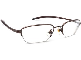Nike Eyeglasses 4028 200 Brown Half Rim Metal Frame Japan 51[]19 145 - $938.36 MXN
