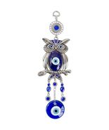 Owl Perched on Branch Evil Eye Ward Wall Hanging! - $218.22 MXN