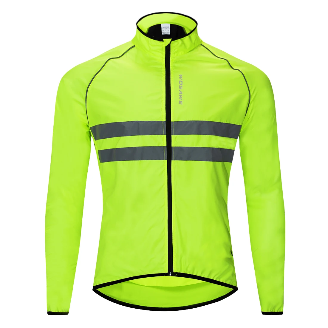 WOSAWE High Visibility Cycling Jackets Men  Windproof Reflective Rain Water Resi - £114.54 GBP