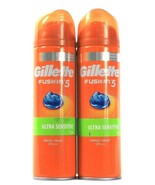 2 Count Gillette 7 Oz Fusion 5 Ultra Comfort Cooling Complex Sensitive S... - $379.94 MXN