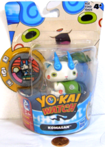Hasbro Yo-Kai Watch Komasan Figure &amp; Medal 2015 China SF3 - £5.53 GBP