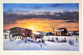 &quot;Winter&#39;s Amber Glow&quot; by Rob MacIntosh Signed &amp; Numbered 38 x 26&quot; Art Print Mint - £62.67 GBP