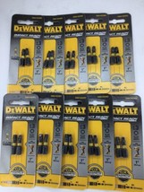 New (10) Pkgs of 2 Each Dewalt #3 Square FlexTorq 1&quot; Impact Ready Bit Tips - £7.22 GBP